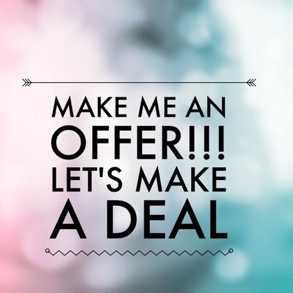 Let’s make an offer